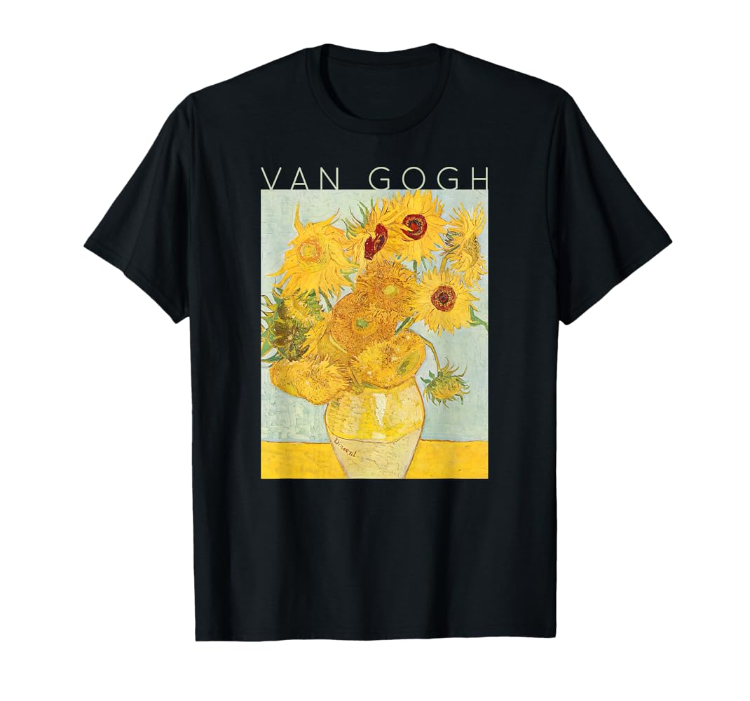 Amazon.co.jp: ゴッホのひまわり アーティスト向け Tシャツ
